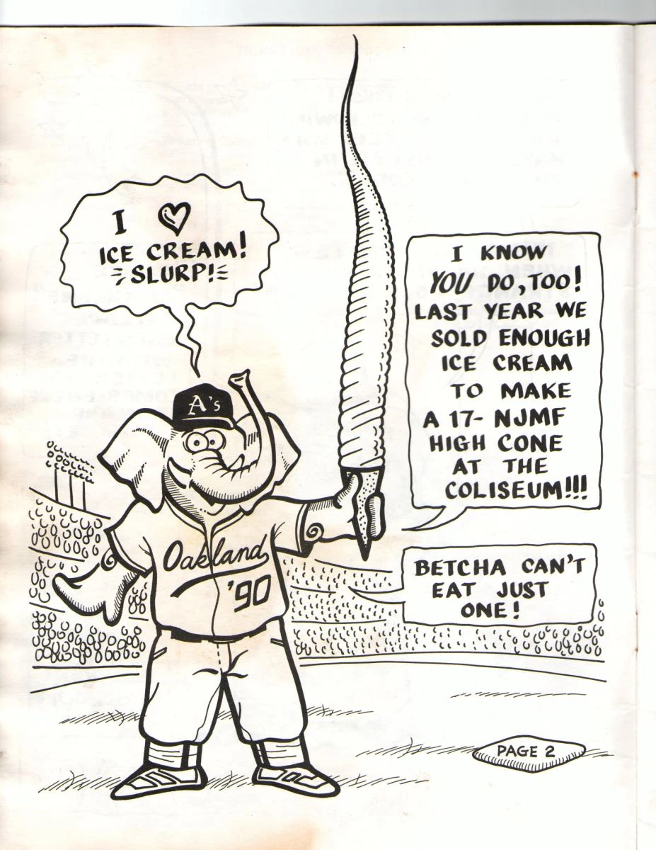 Oakland A’s activity book — page 02