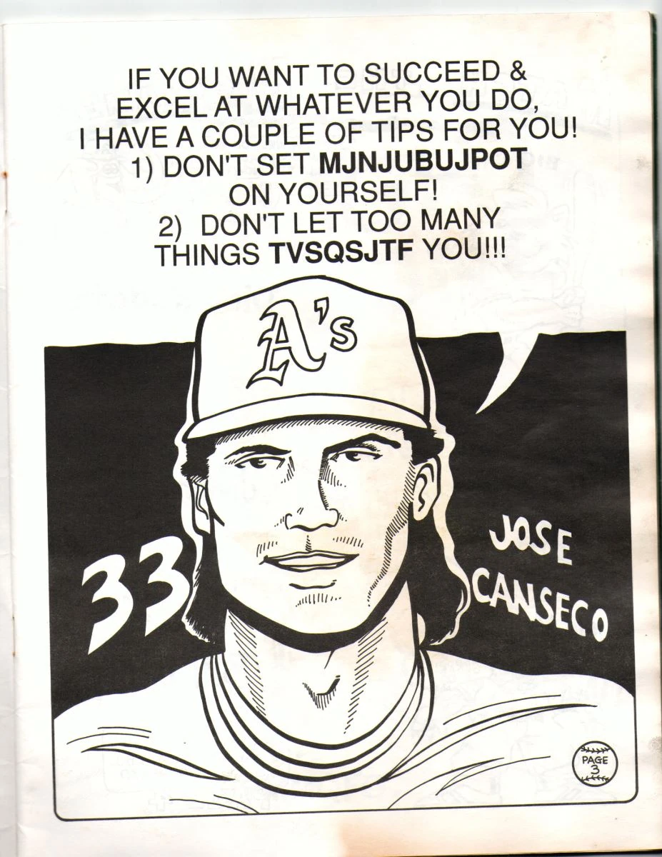 Oakland A’s activity book — page 03