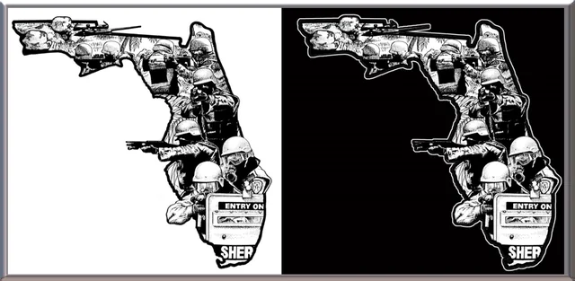 Florida BATF — hand-drawn illustration