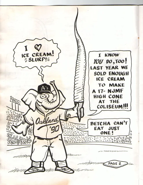 Oakland A’s activity book — page 02