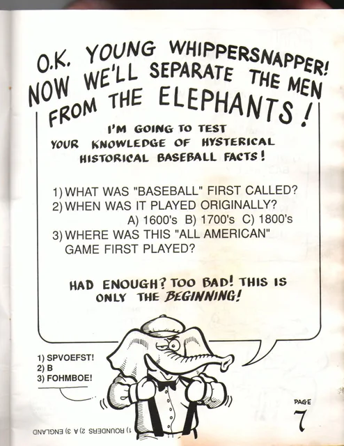 Oakland A’s activity book — page 07