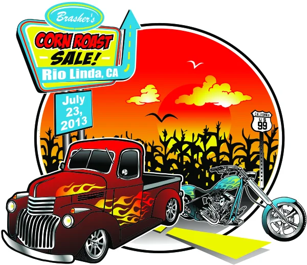 Corn Roast Sale Design